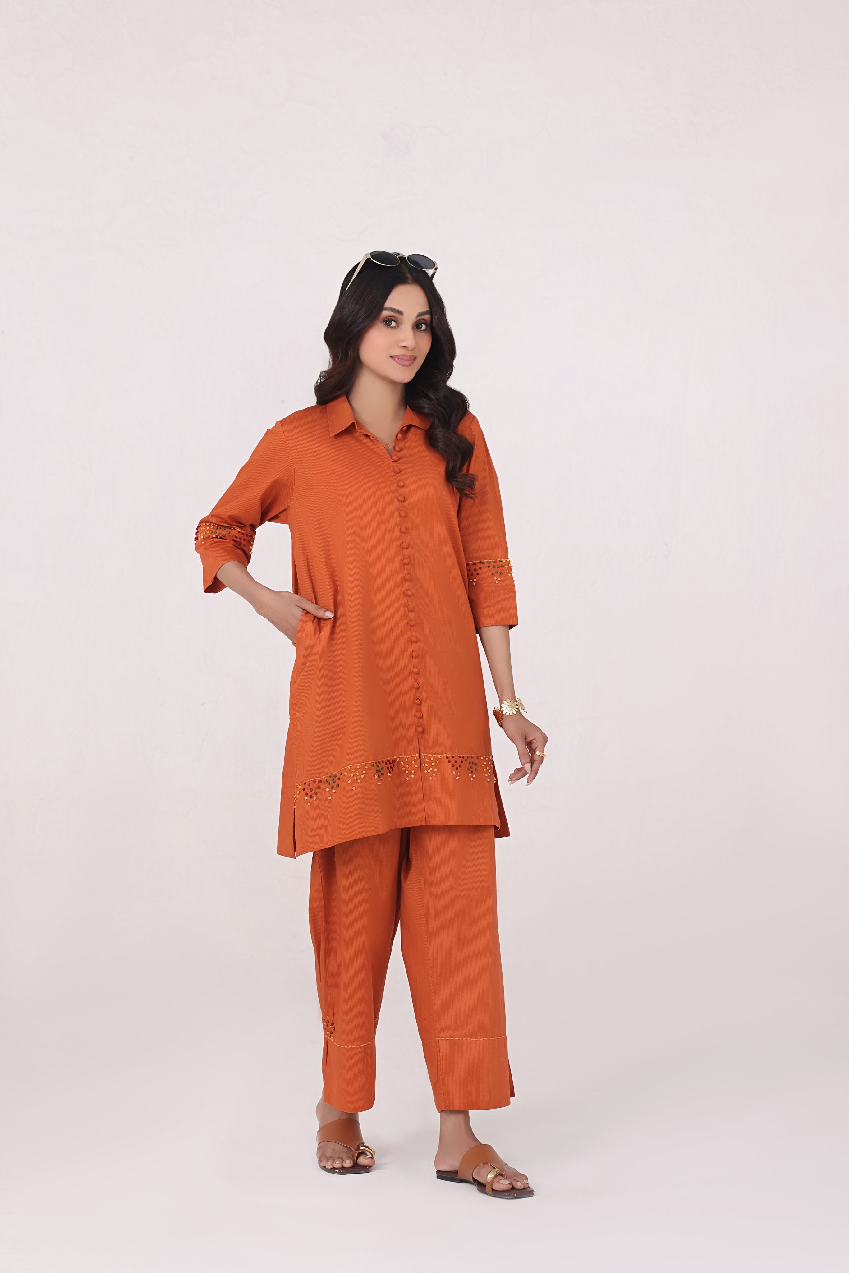 Lotus - 2 pc Embroidered Suit