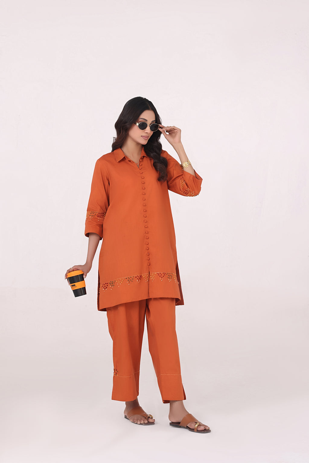 Lotus - 2 pc Embroidered Suit