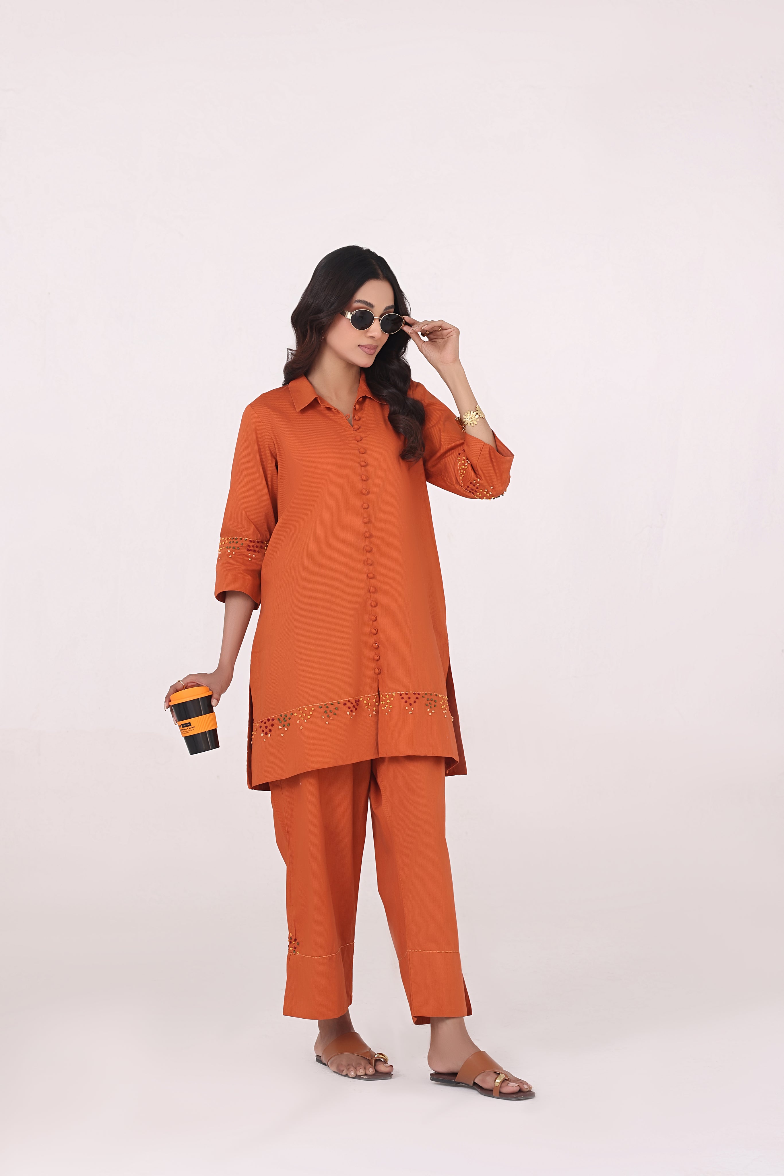 Lotus - 2 pc Embroidered Suit