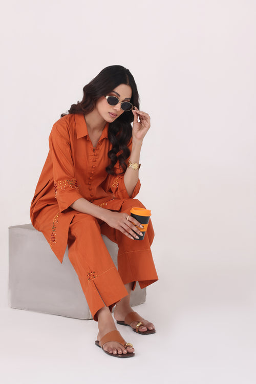 Lotus - 2 pc Embroidered Suit