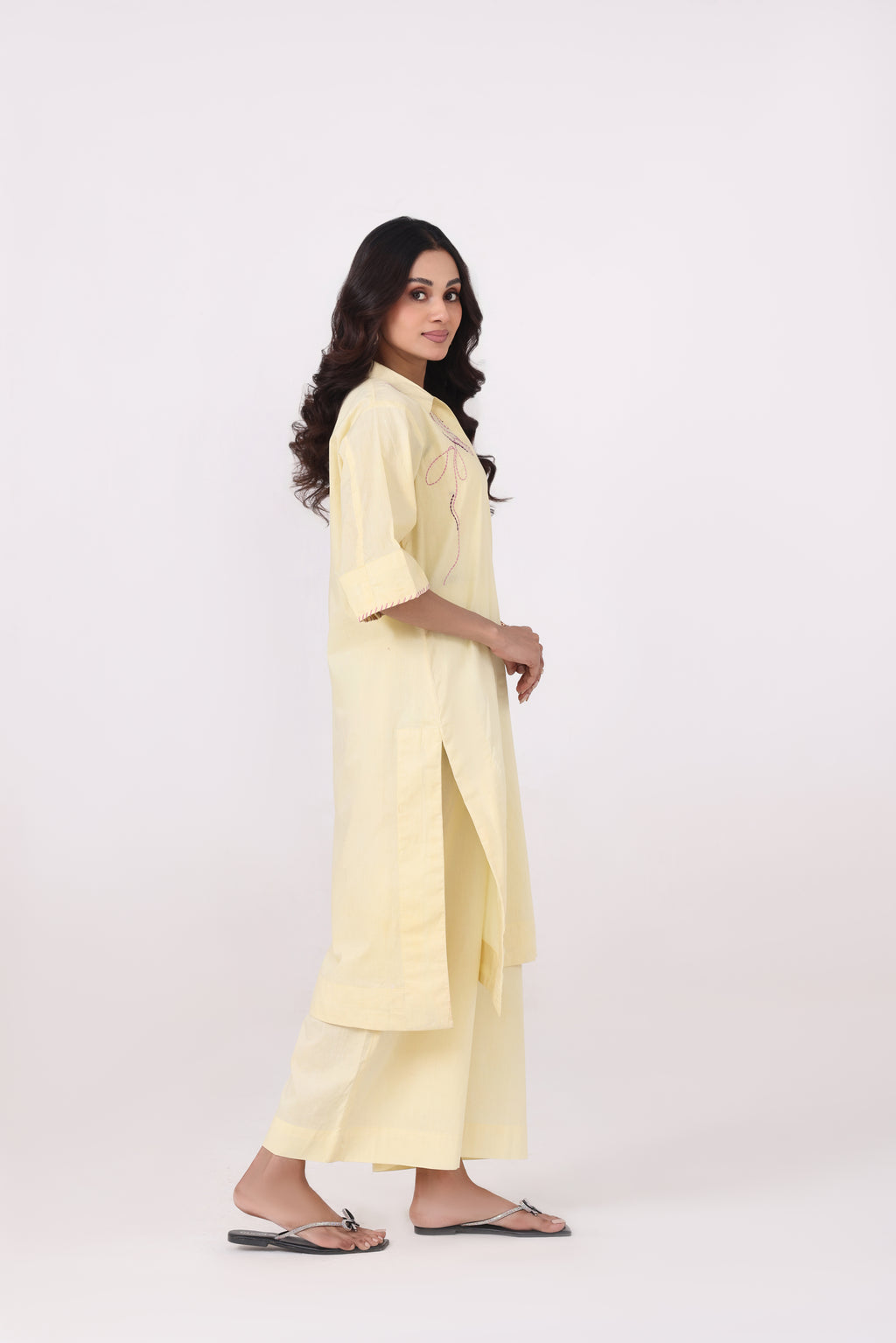 Rosea - 2 Pc Embroidered Suit