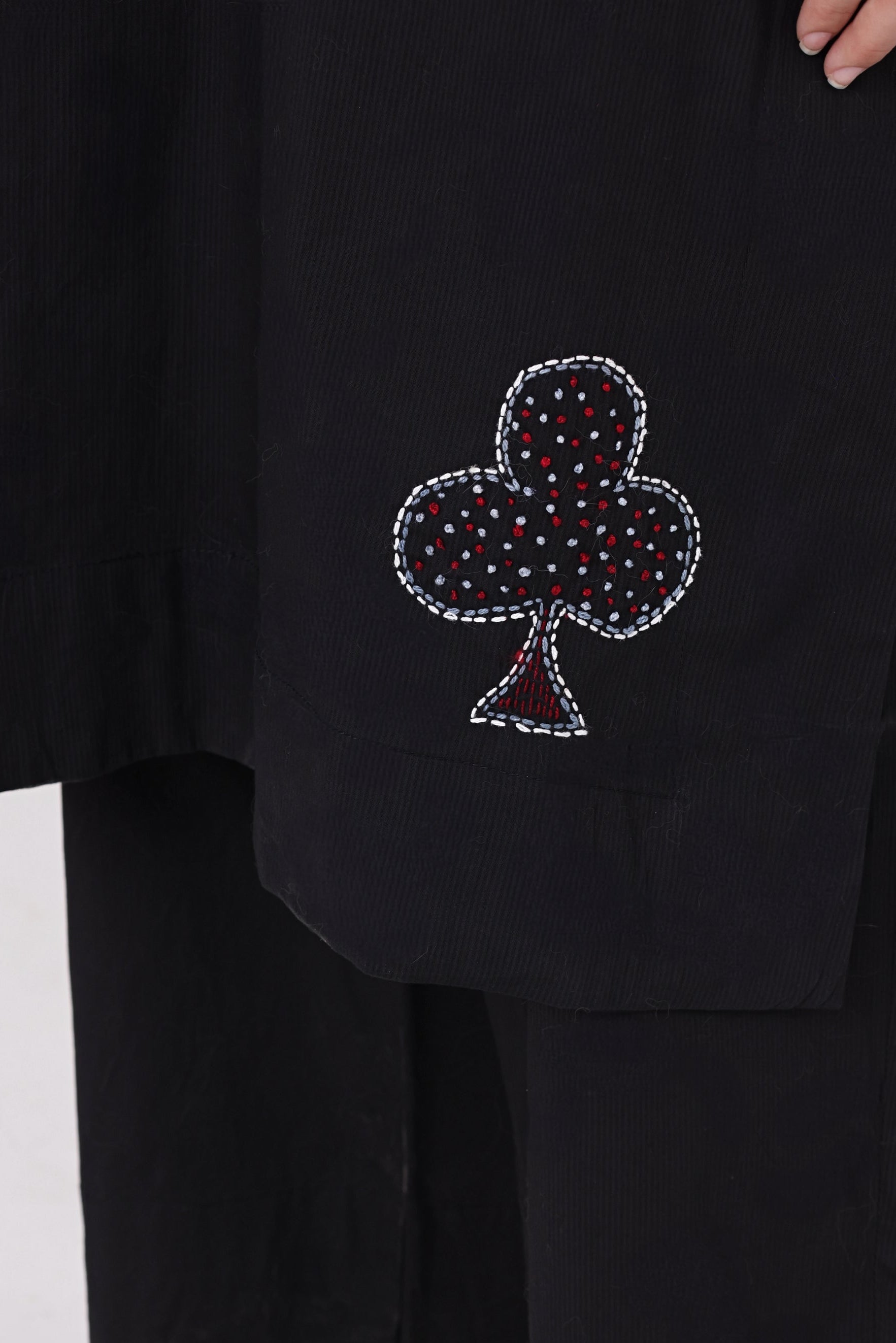 Noir - 2 Pc Embroidered Suit