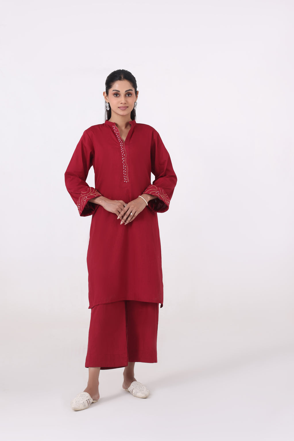 Rusa - 2 Pc Embroidered Suit