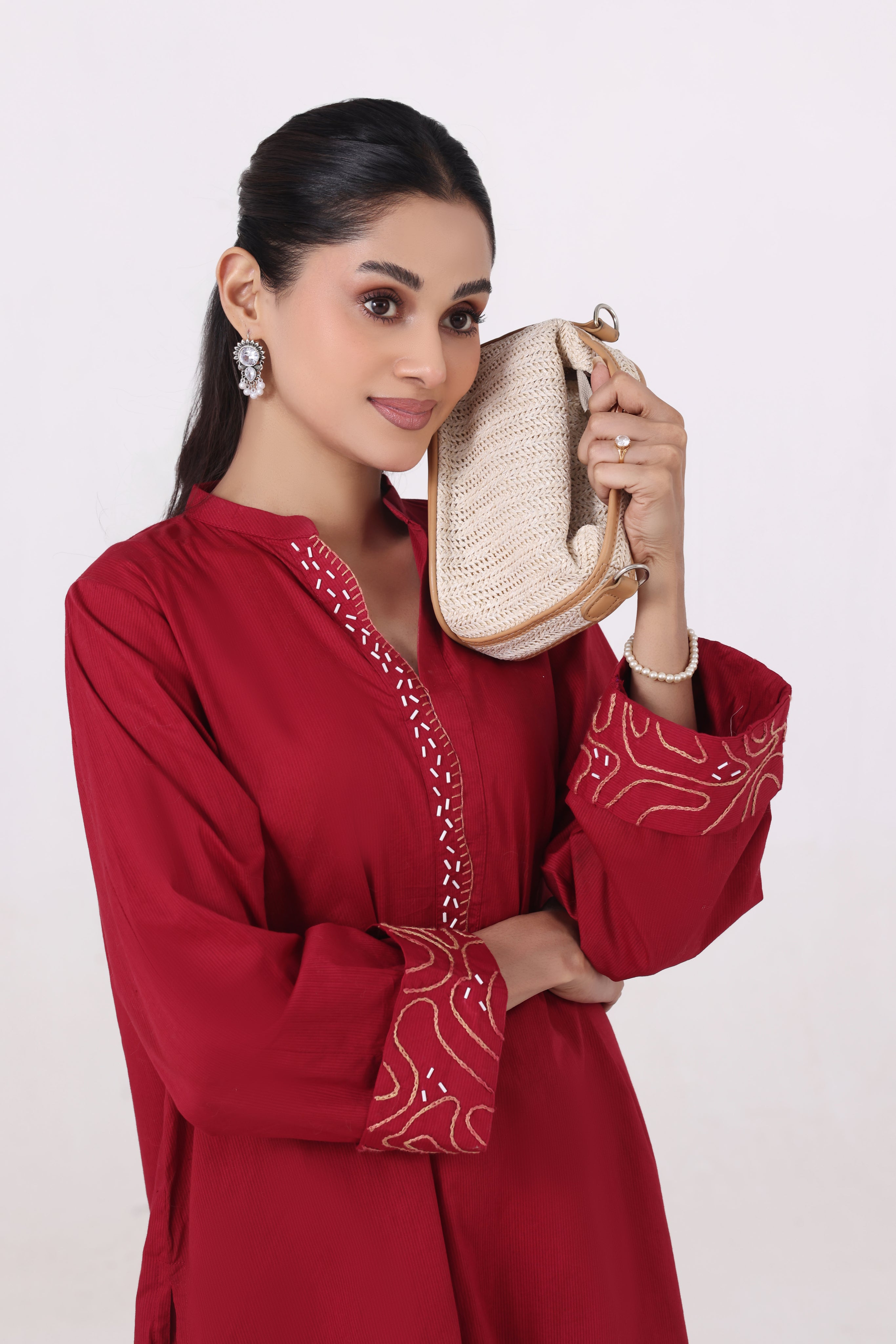 Rusa - 2 Pc Embroidered Suit