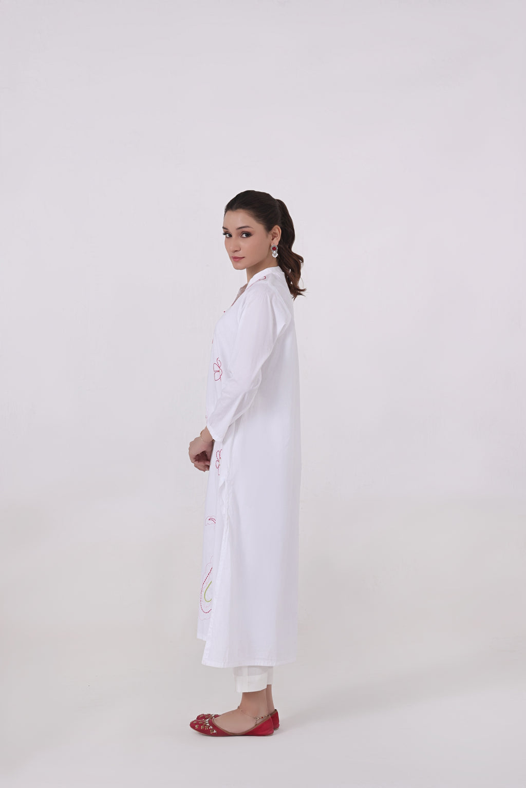 Sorbet - A-line Long Shirt