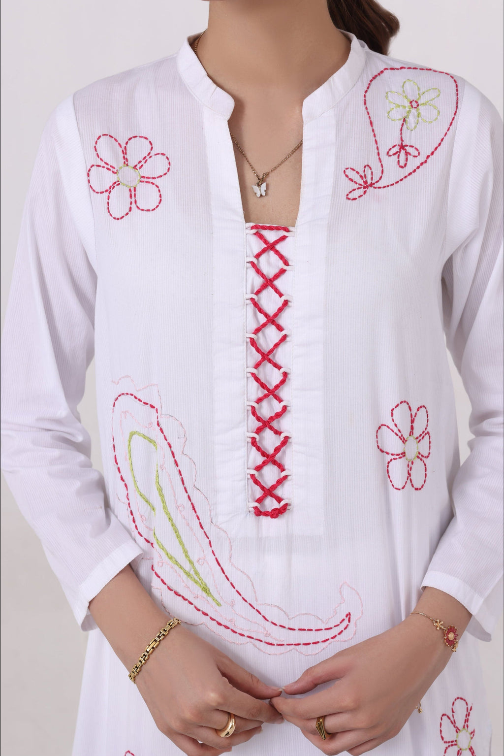 Sorbet - A-line Long Shirt