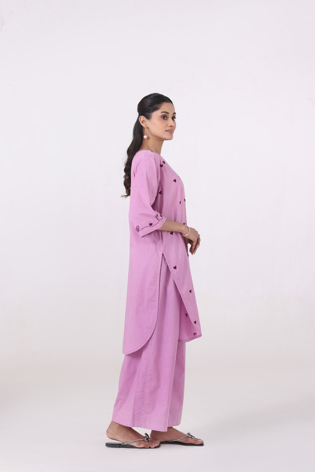Lush - 2 Pc Embroidered Suit