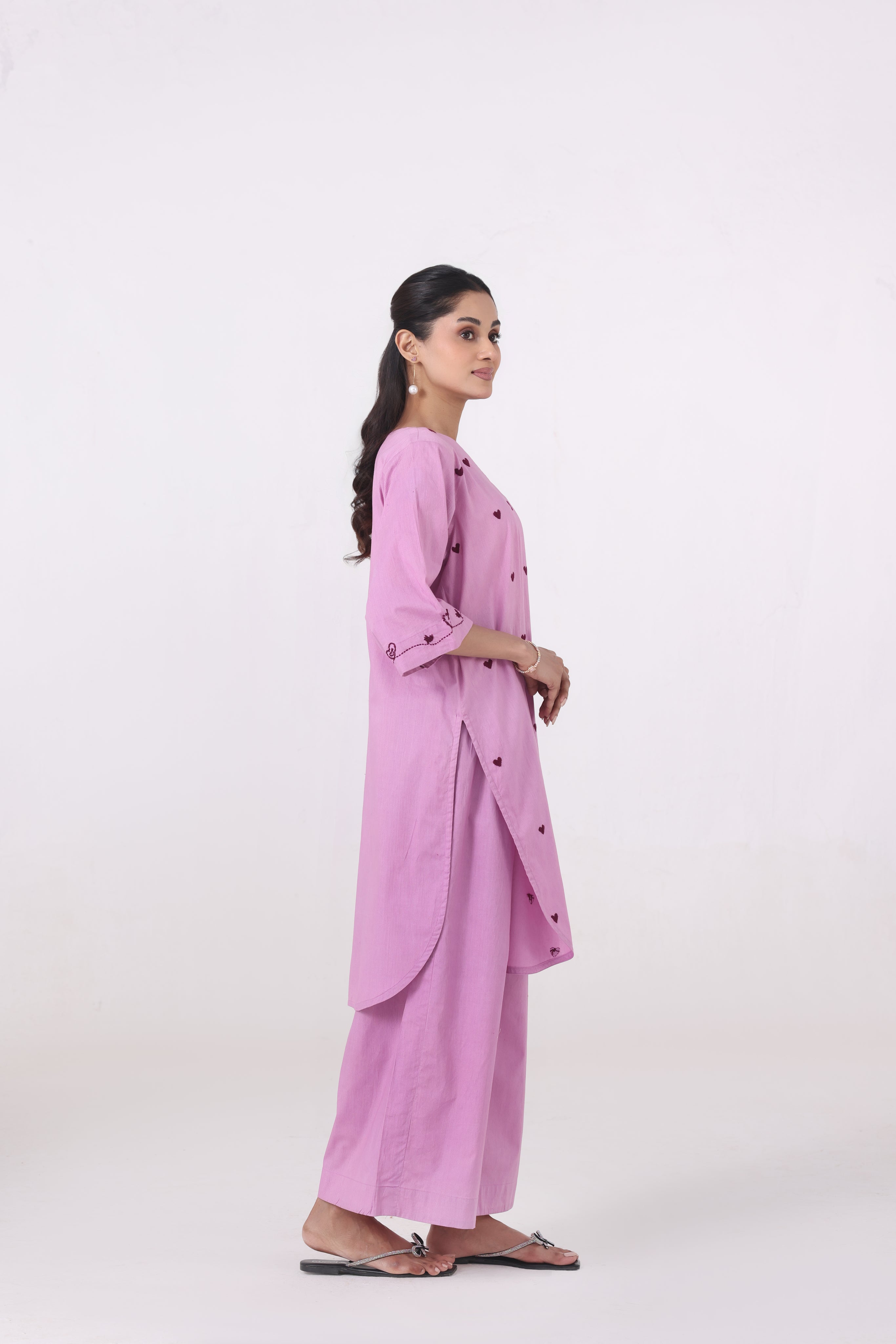 Lush - 2 Pc Embroidered Suit