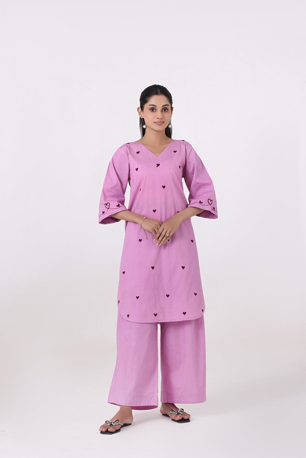 Lush - 2 Pc Embroidered Suit