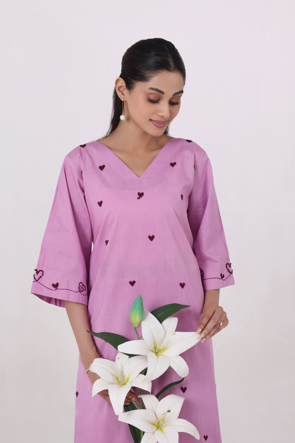 Lush - 2 Pc Embroidered Suit
